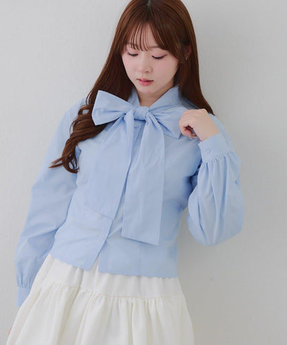 【2026春夏】多款蝴蝶結領女襯衫