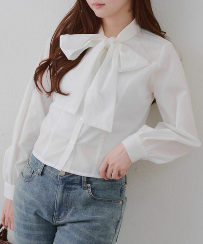 【2026春夏】多款蝴蝶結領女襯衫