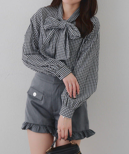 【2026春夏】多款蝴蝶結領女襯衫