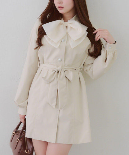 【2026春夏】多蝴蝶結女童風衣