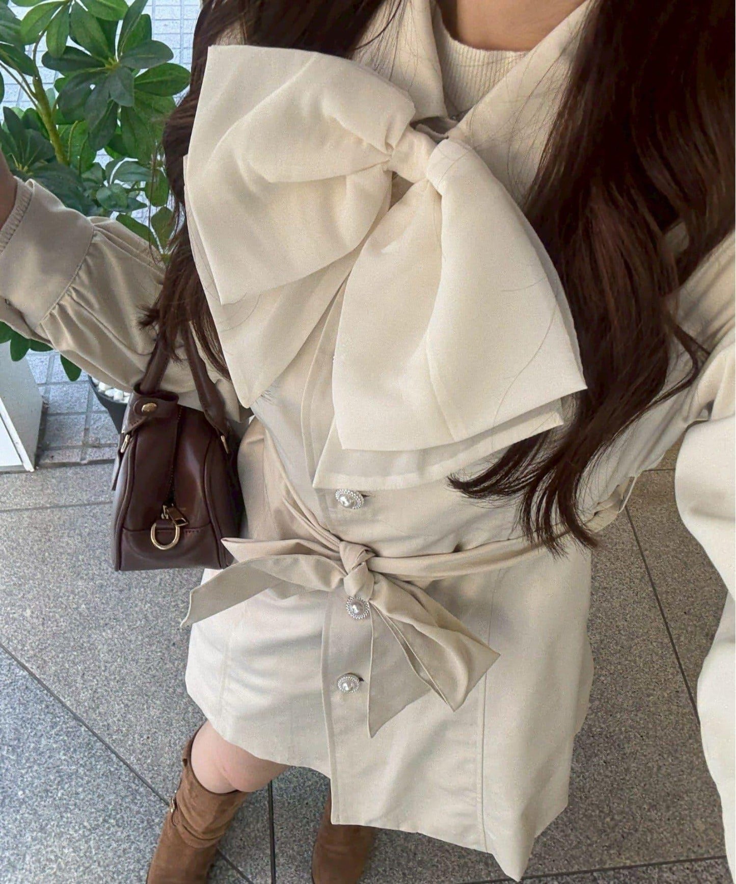 【2026春夏】多蝴蝶結女童風衣