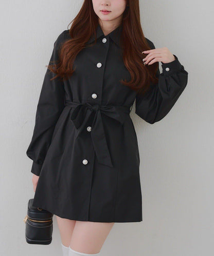 【2026春夏】多蝴蝶結女童風衣