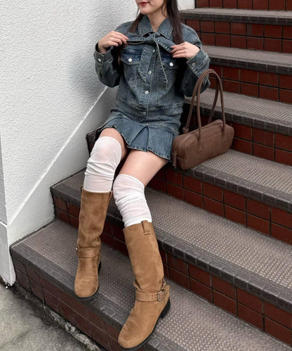 【2026春夏】蝴蝶結領帶牛仔夾克