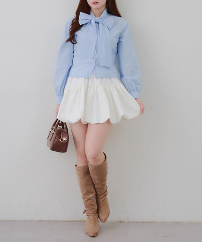 【2026春夏】多款蝴蝶結領女襯衫