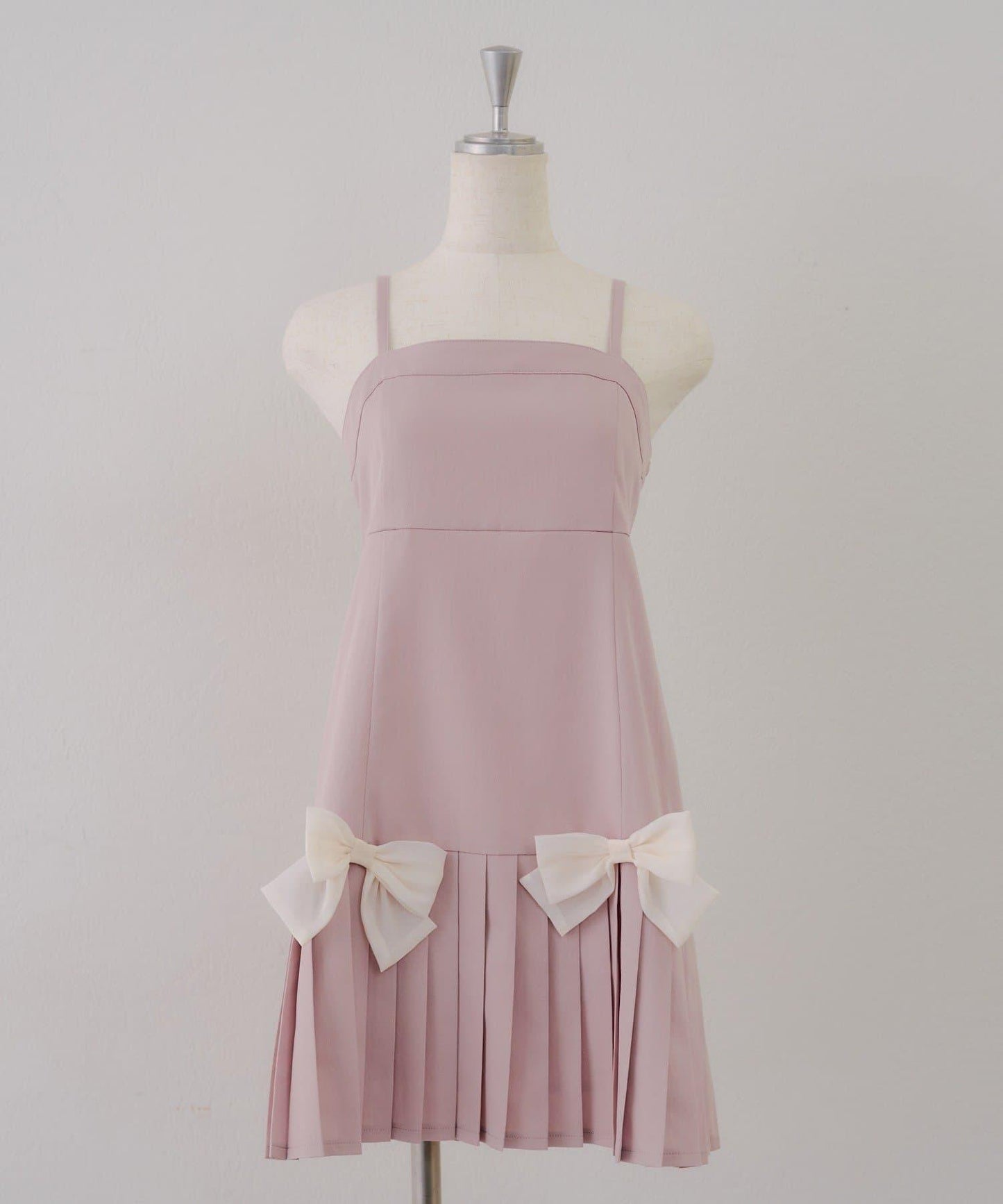 【2026春夏】百褶吊帶連衣裙