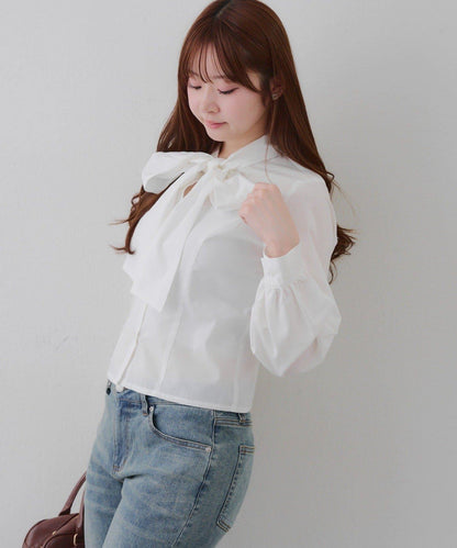 【2026春夏】多款蝴蝶結領女襯衫
