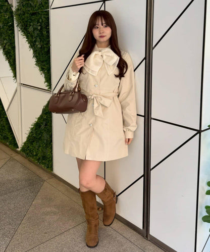 【2026春夏】多蝴蝶結女童風衣