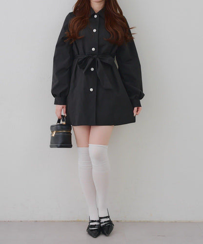 【2026春夏】多蝴蝶結女童風衣