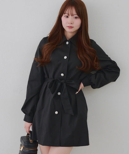 【2026春夏】多蝴蝶結女童風衣