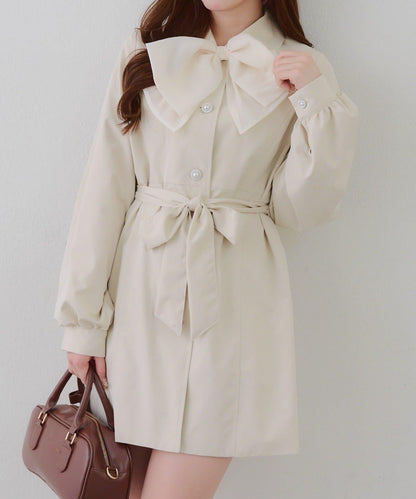 【2026春夏】多蝴蝶結女童風衣