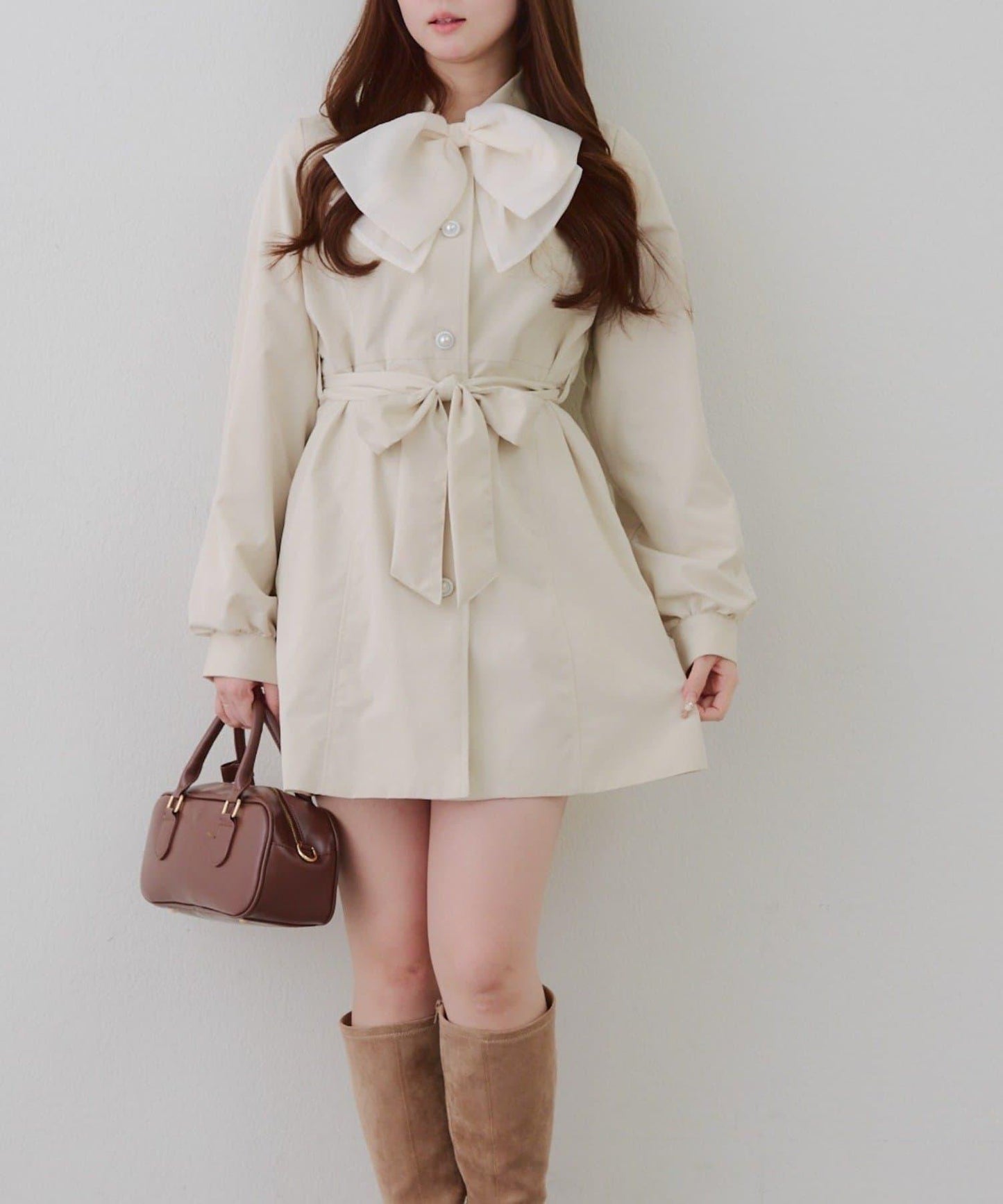 【2026春夏】多蝴蝶結女童風衣