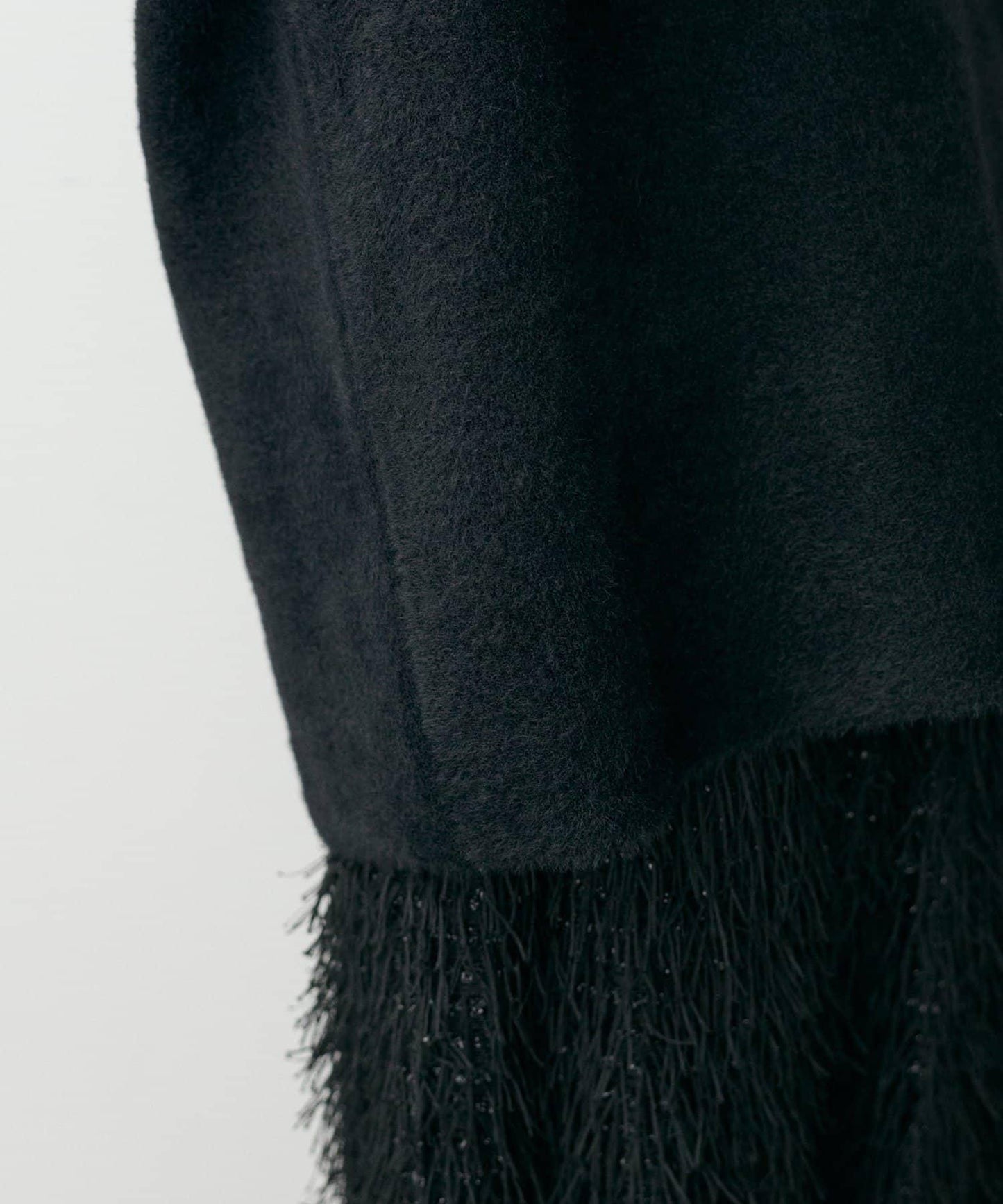 【LARUTA】仿貂毛觸感雙面兩穿針織衫