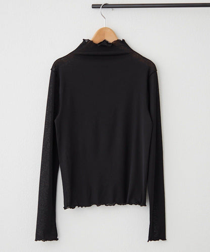 【2026春夏】推薦疊穿，透視網紗高領套頭衫