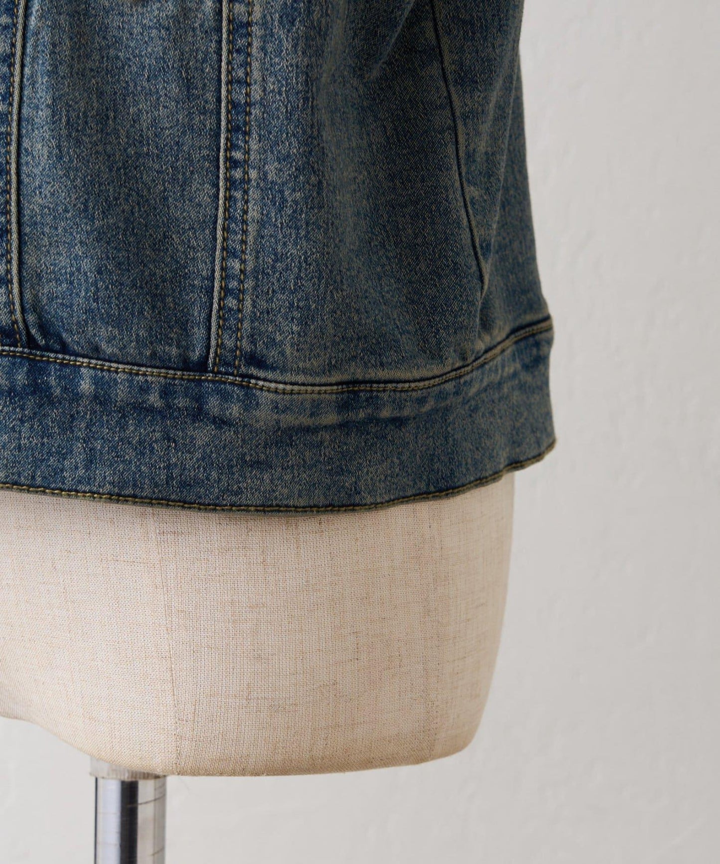 【2026春夏】蝴蝶結領帶牛仔夾克