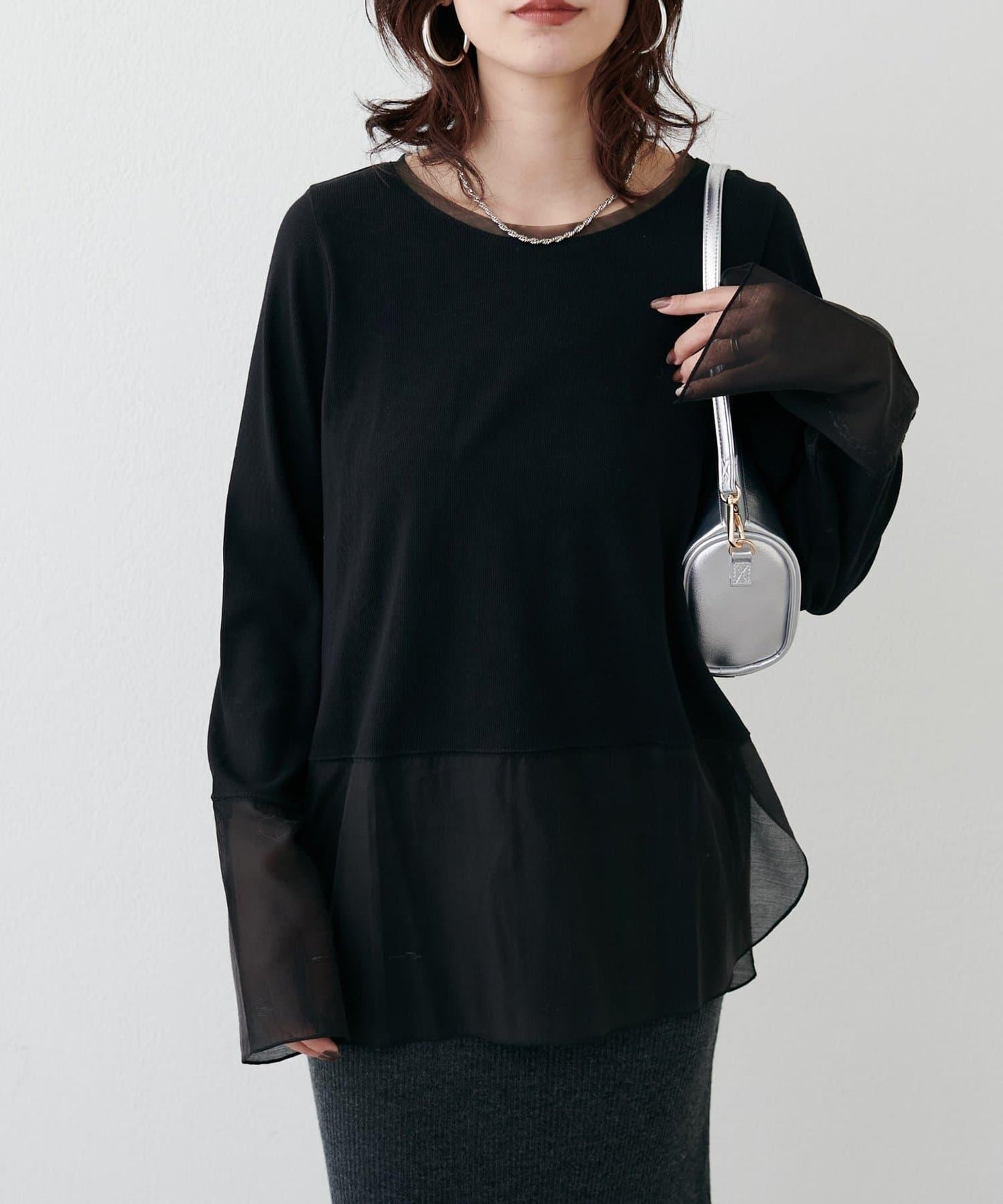 透視打底長袖T恤