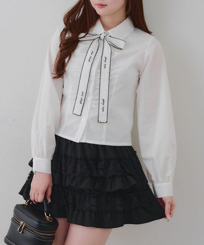 【2026春夏】多款蝴蝶結領女襯衫