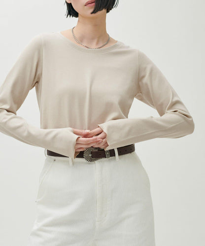 帶拇指孔長袖T恤