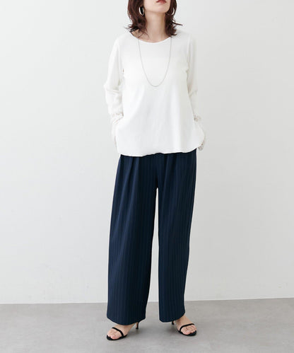 蕾絲拼接長袖T恤