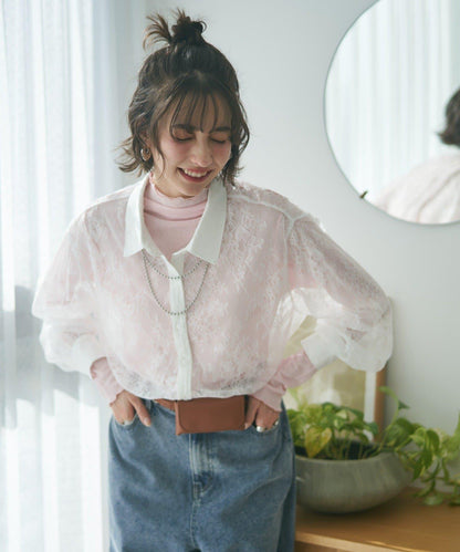 【2026春夏】推薦疊穿，透視網紗高領套頭衫