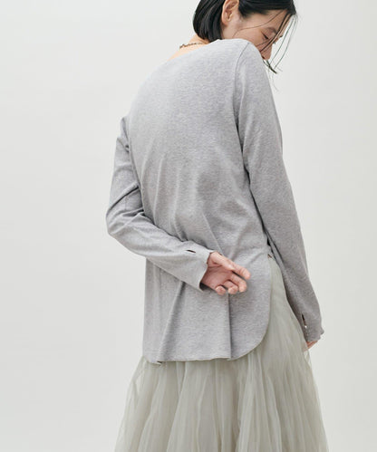 帶拇指孔長袖T恤