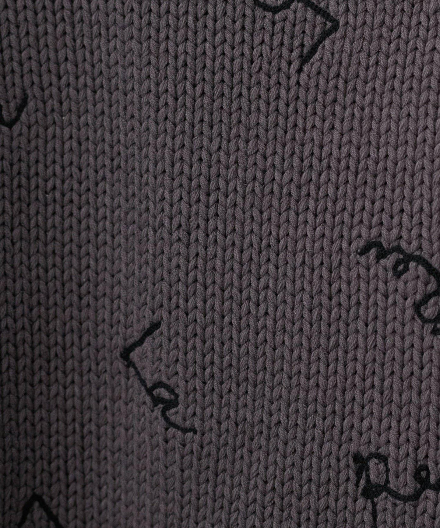 【LARUTA】手寫風格logo刺繡針織衫