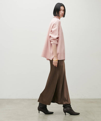 雙面提花高領針織套頭衫