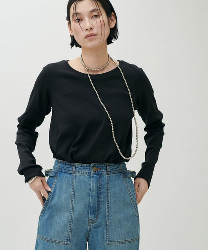 帶拇指孔長袖T恤