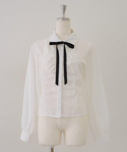 【2026春夏】多款蝴蝶結領女襯衫