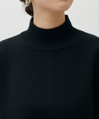 雙面提花高領針織套頭衫