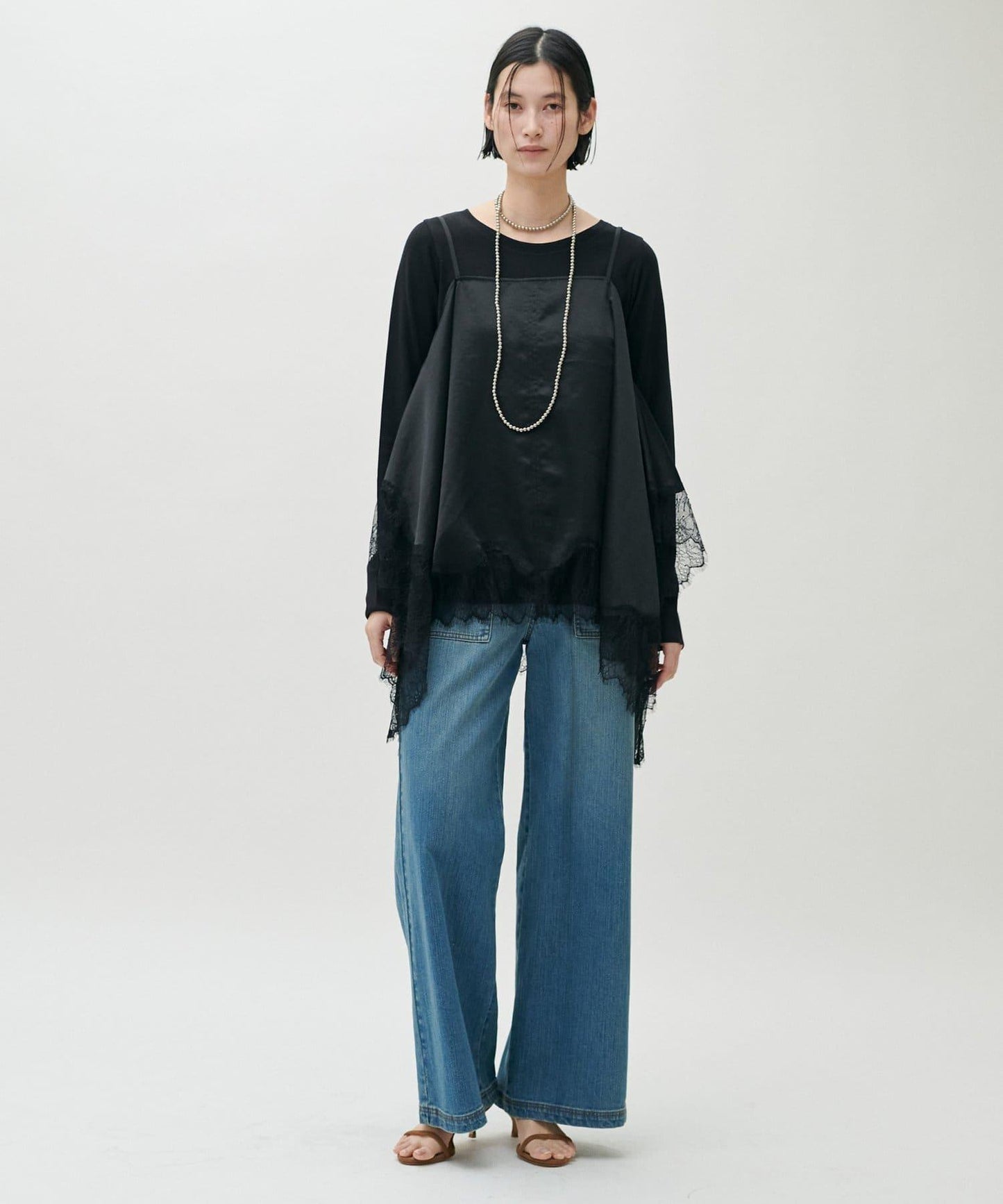 帶拇指孔長袖T恤