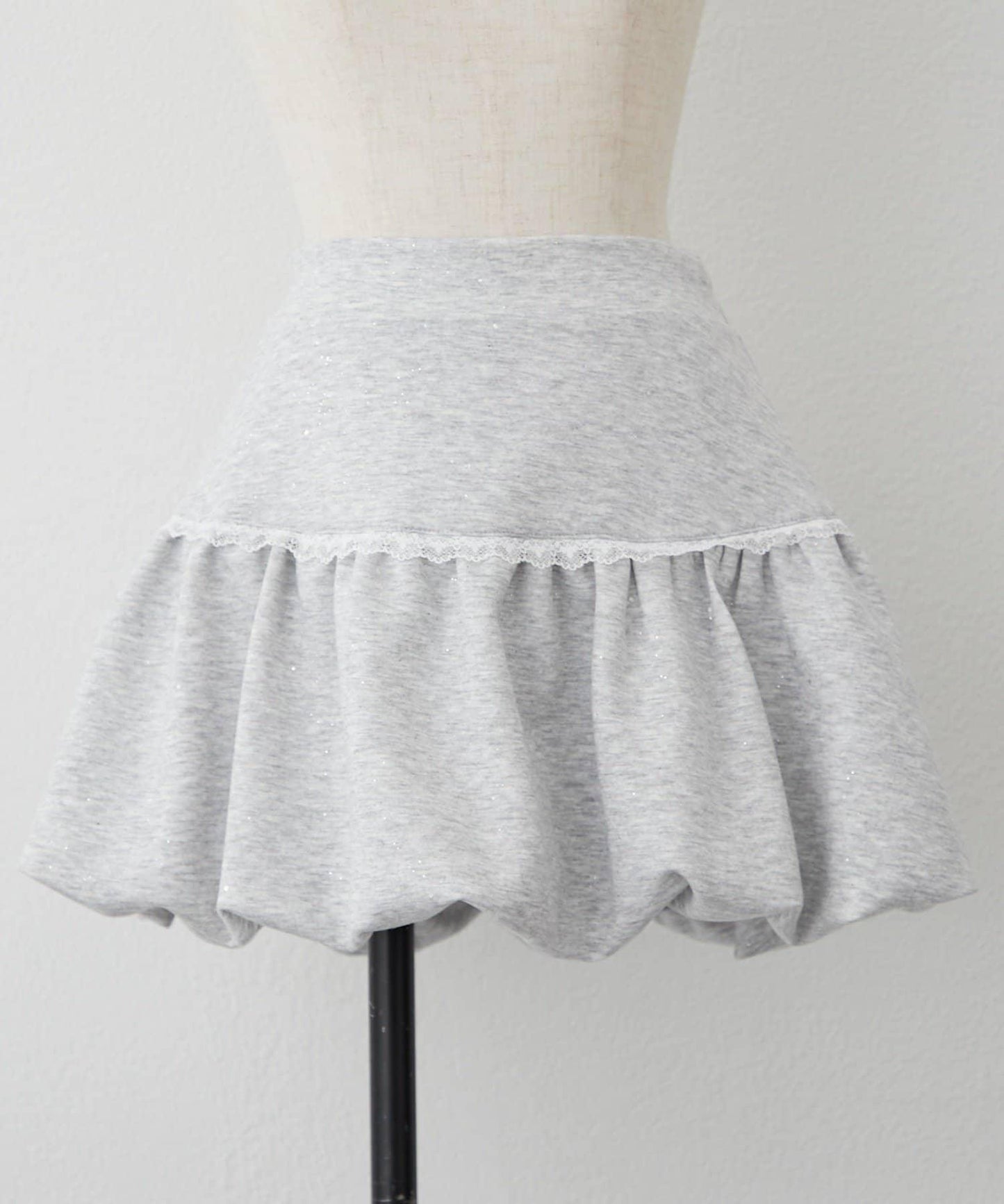 【2026春夏】蕾絲泡泡迷你裙