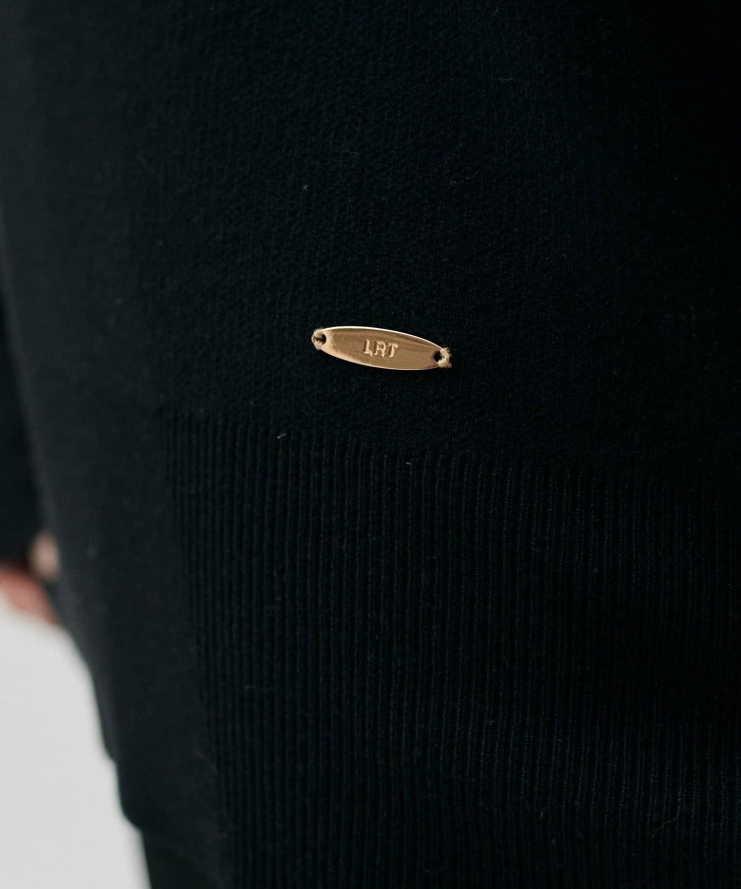 雙面提花高領針織套頭衫