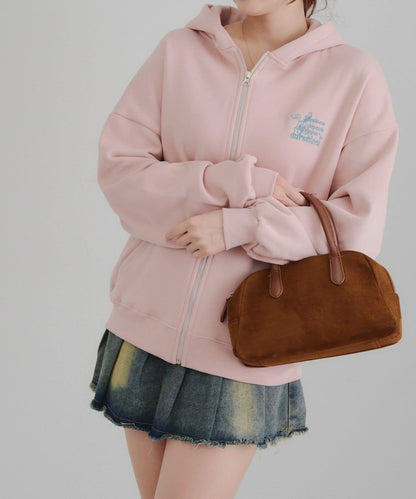 兔子拉鍊連帽衛衣