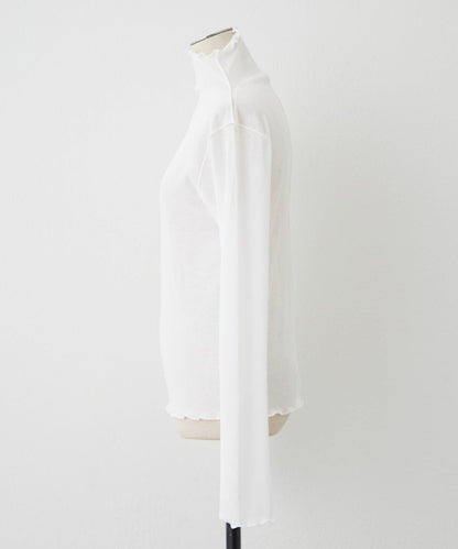 【2026春夏】推薦疊穿，透視網紗高領套頭衫