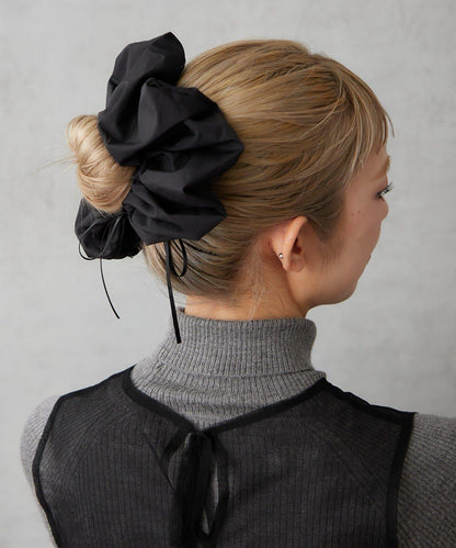 帶蝴蝶結大號髮圈