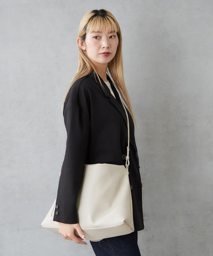 仿皮六口袋兩用單肩包