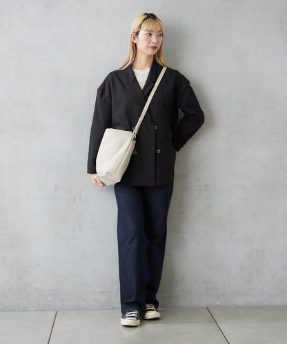 仿皮六口袋兩用單肩包