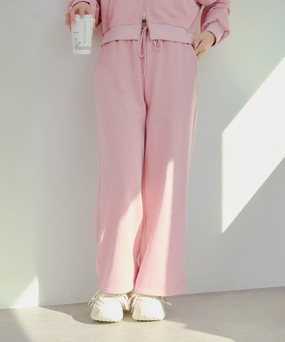 【SETUP】背部標誌水鑽裝飾休閒褲