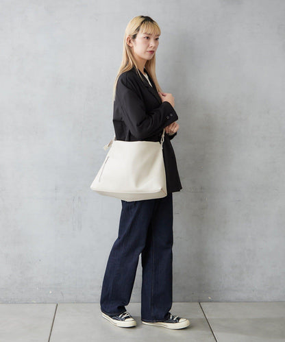 仿皮六口袋兩用單肩包