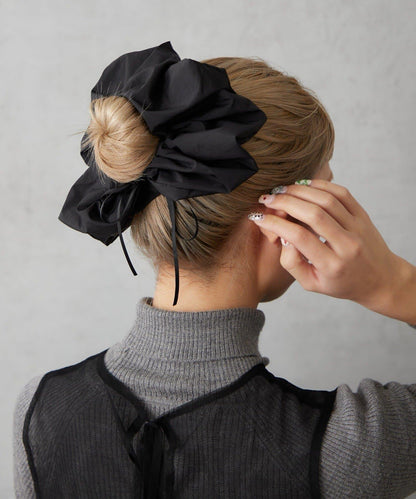 帶蝴蝶結大號髮圈