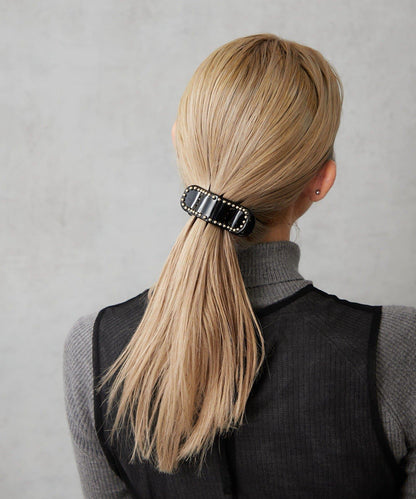鑲釘橫款髮夾