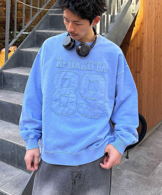 流蘇毛氈拼接衛衣