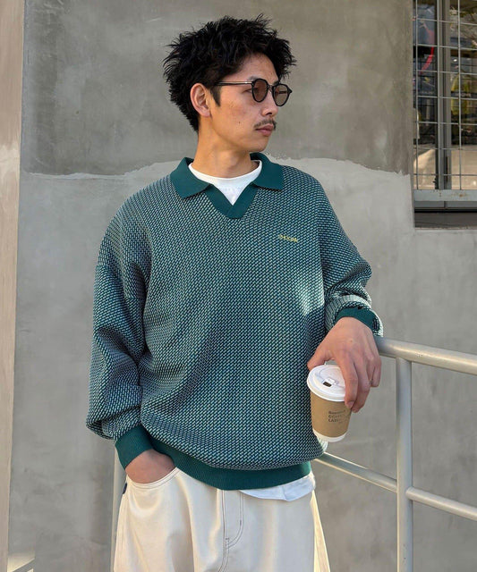 鳥眼針織POLO衫