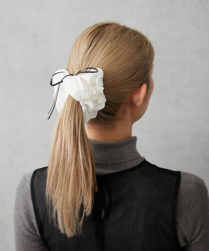 帶蝴蝶結大號髮圈