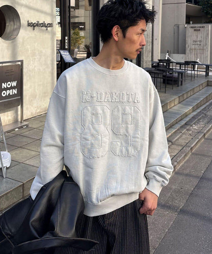 流蘇毛氈拼接衛衣