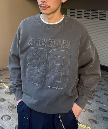 流蘇毛氈拼接衛衣