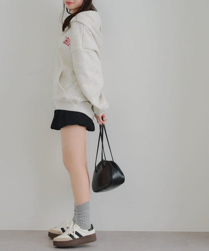 兔子拉鍊連帽衛衣