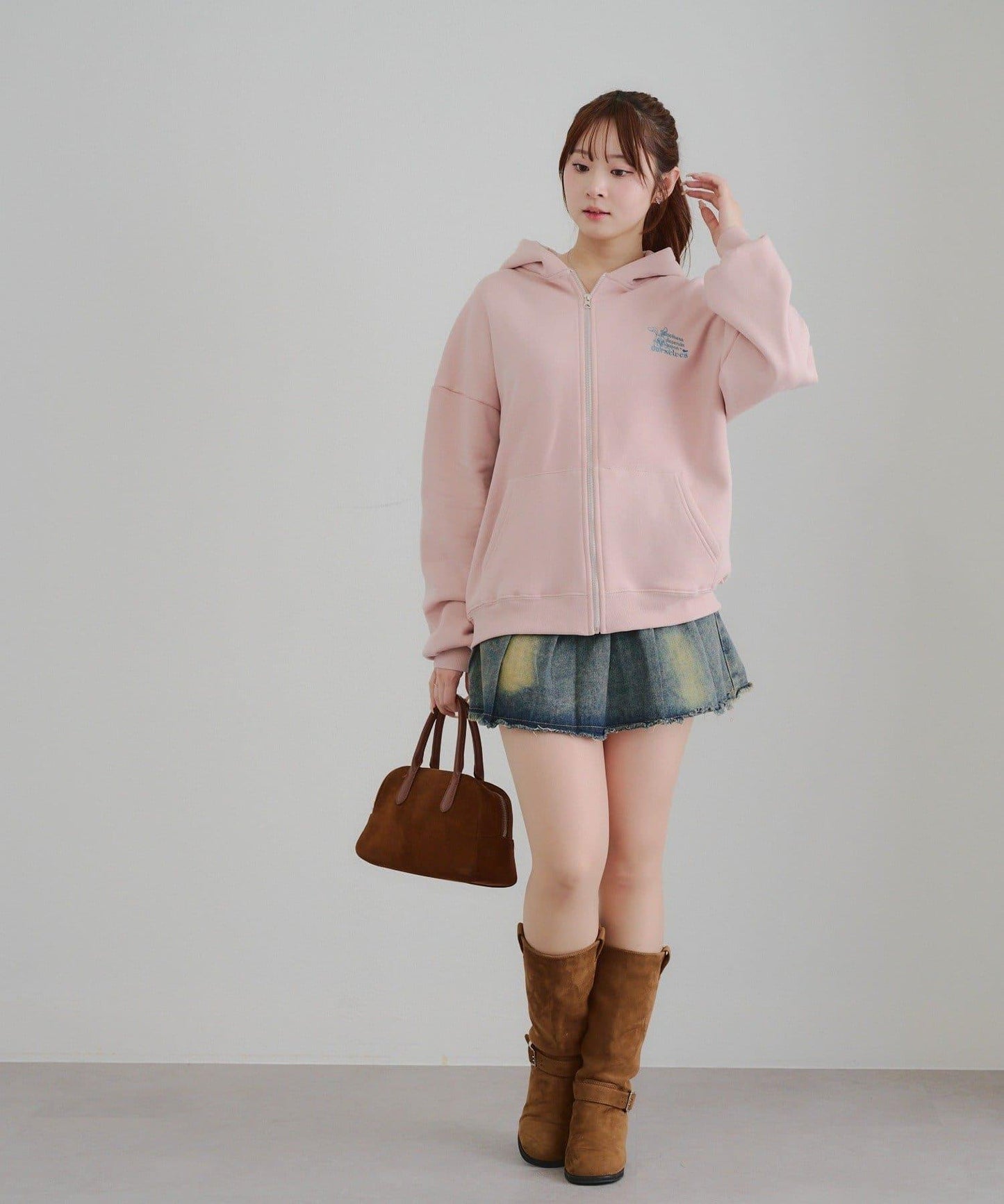 兔子拉鍊連帽衛衣