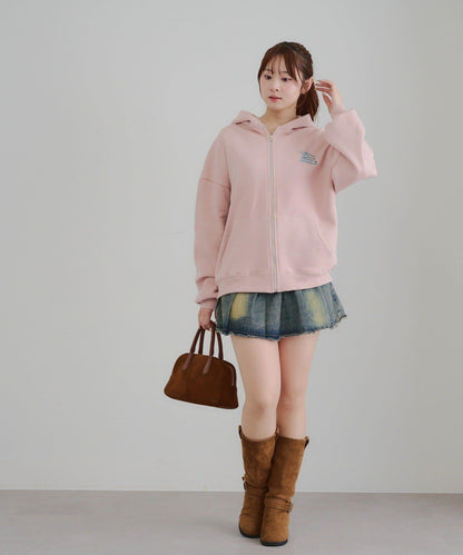 兔子拉鍊連帽衛衣
