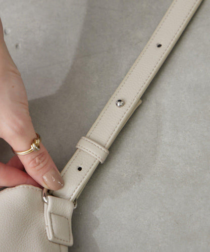 仿皮六口袋兩用單肩包